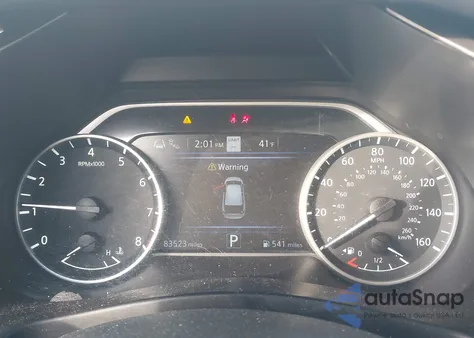 2020 Nissan Murano Sl Intelligent Awd z USA, uszkodzony, nr VIN 5N1AZ2CS7LN112297